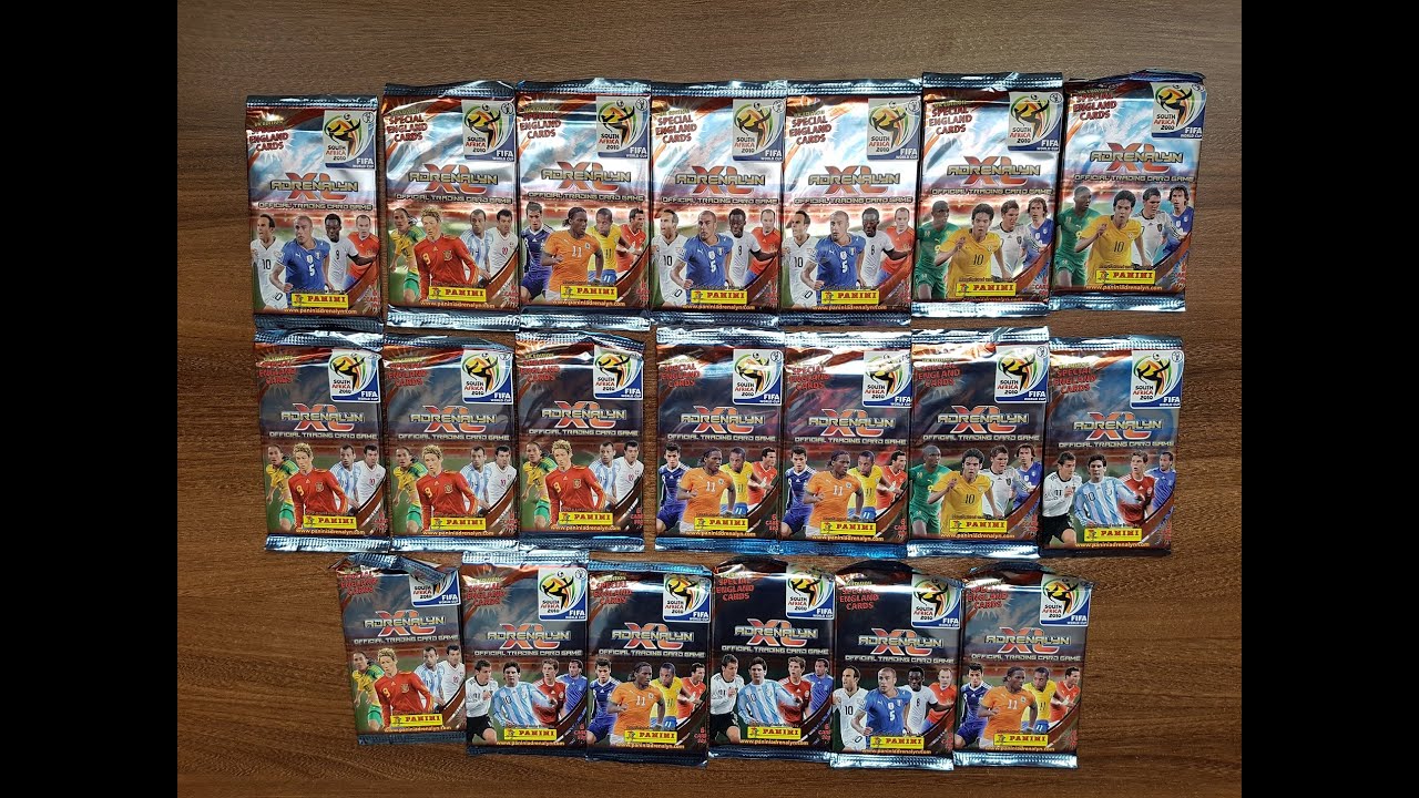 HIT! POWRÓT DO PRZESZŁOŚCI - WERSJA UK - PANINI WORLD CUP 2010 - MEGA RARYTAS! OTWIERAM 20 SASZETEK!