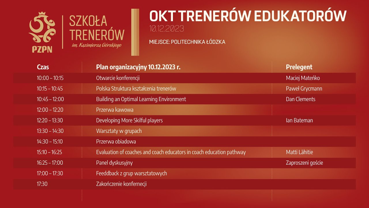 Ogólnopolska Konferencja Trenerów Edukatorów part 2