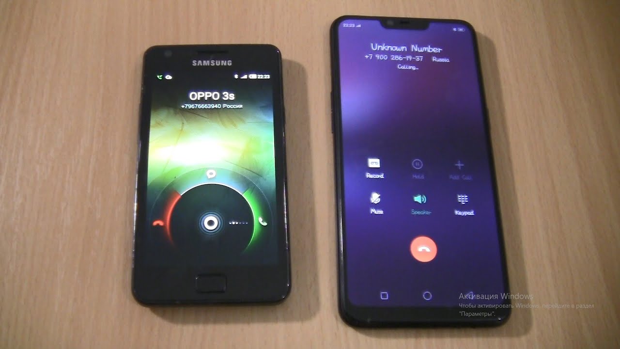 Incoming call & Outgoing call at the Same Time Samsung Galaxy S2 MIUI+OPPO A3s