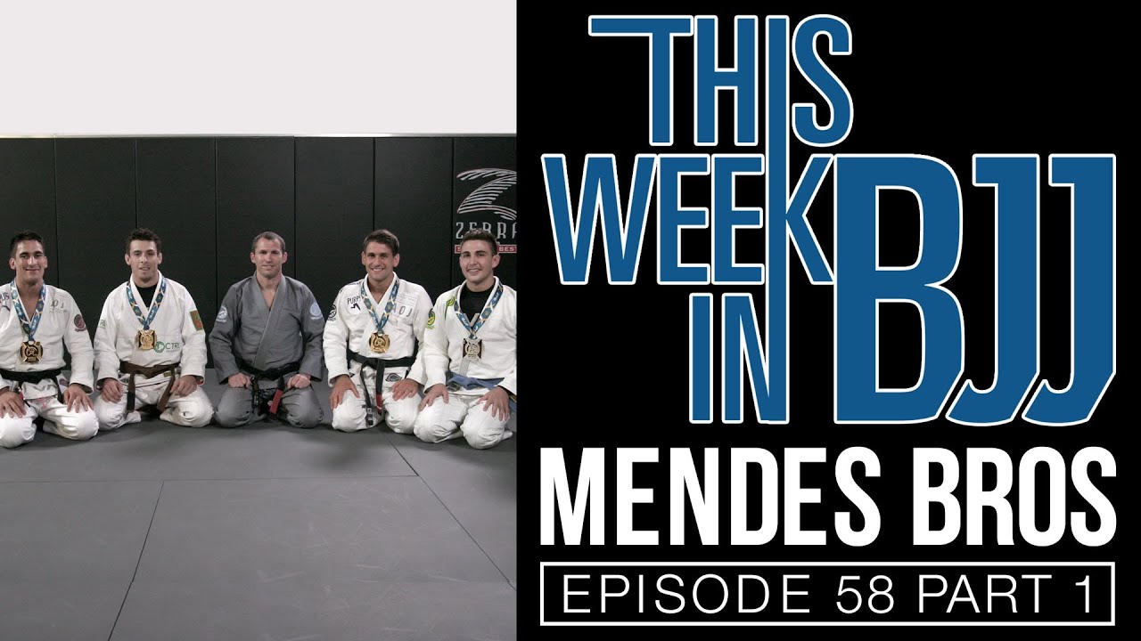 This Week in BJJ Episode 58 with the Mendes Brothers, Rick Slomba and Mason Monsevais 1 of 2