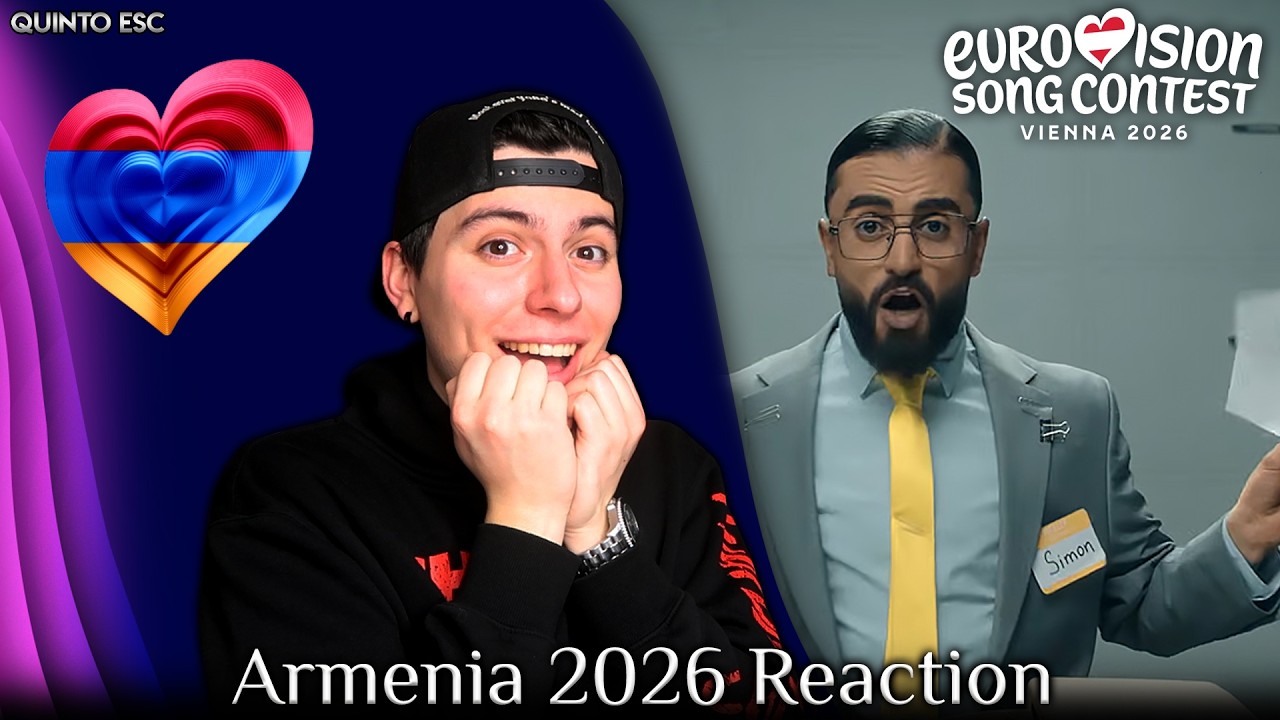 SIMÓN - Paloma Rumba Reaction - Eurovision 2026(Armenia) - Quinto ESC