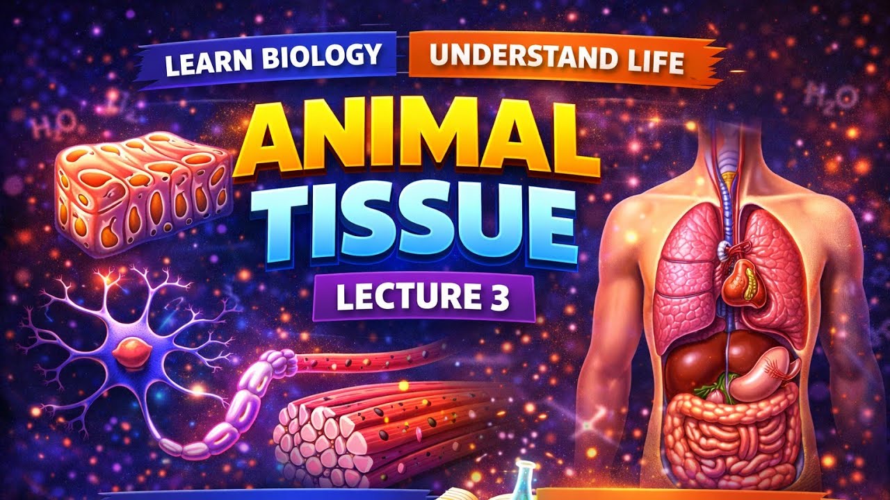 Animal tissue –  Transition epithelium| Lecture 3| NEET Biology