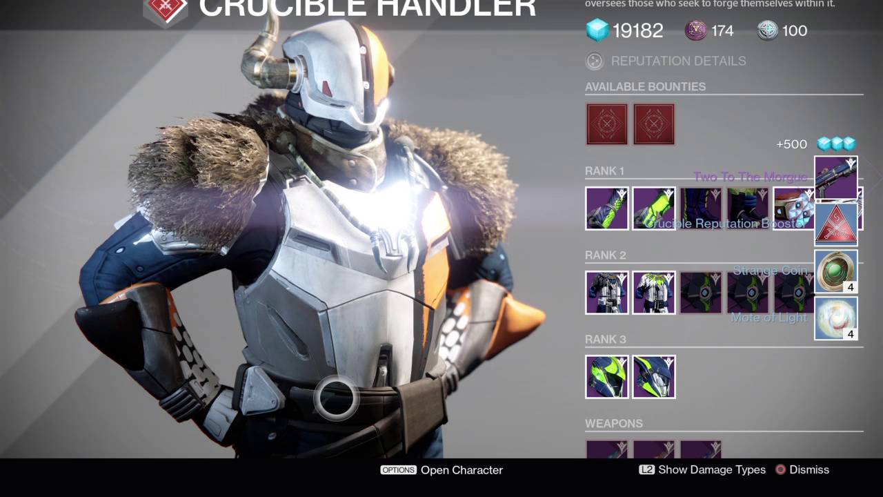 Destiny Crucible Rank 100 Reaction