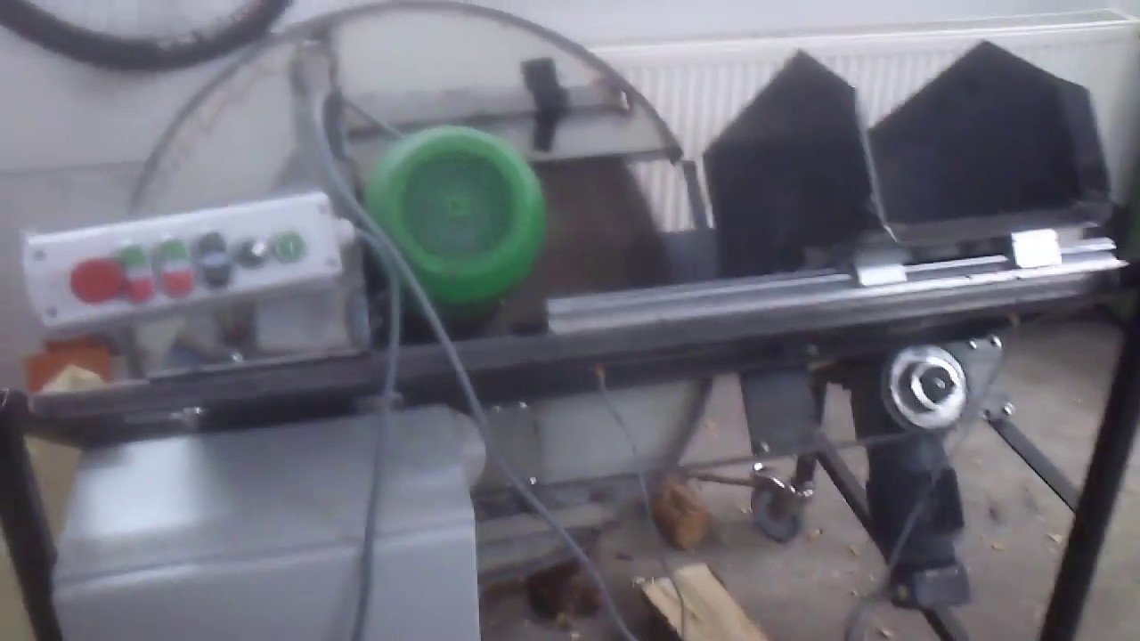 Automatische Brennholzsäge Eigenbau