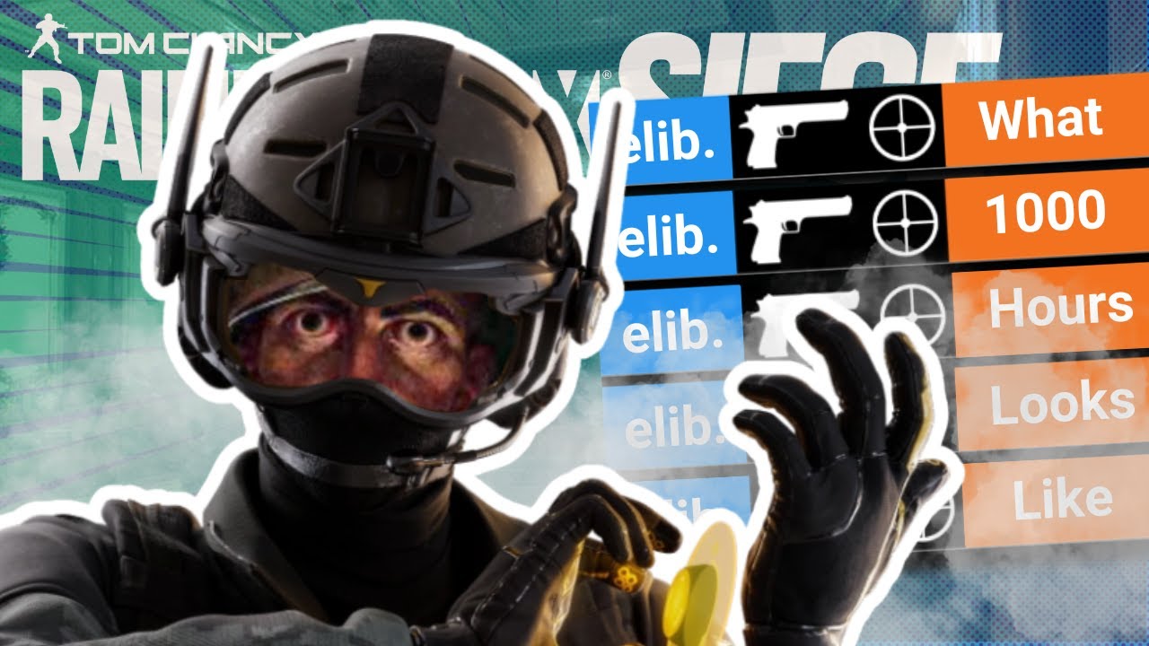What 1000 hours in Rainbow Six Siege looks like...