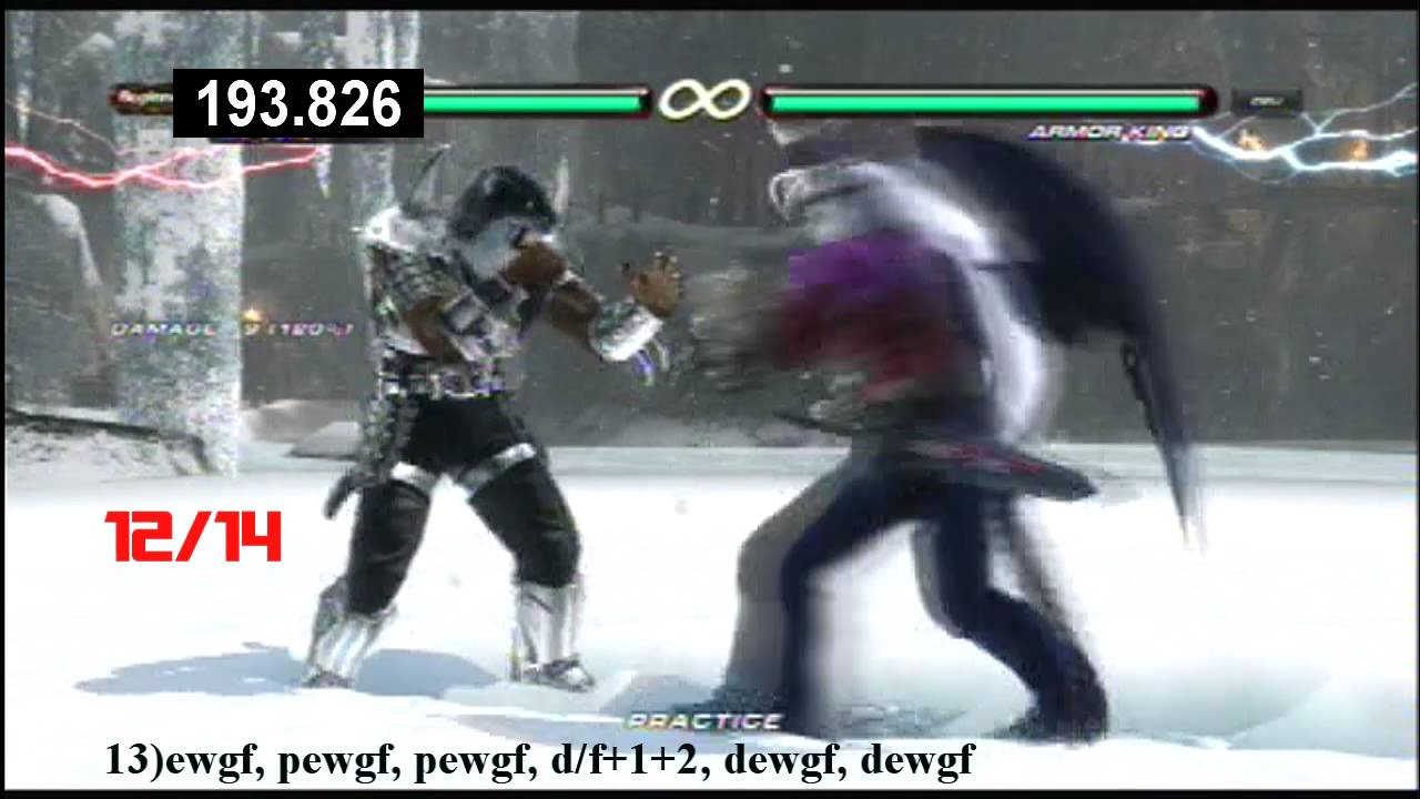 TEKKEN 6 Devil Jin Combo Trials (DietyDevil)