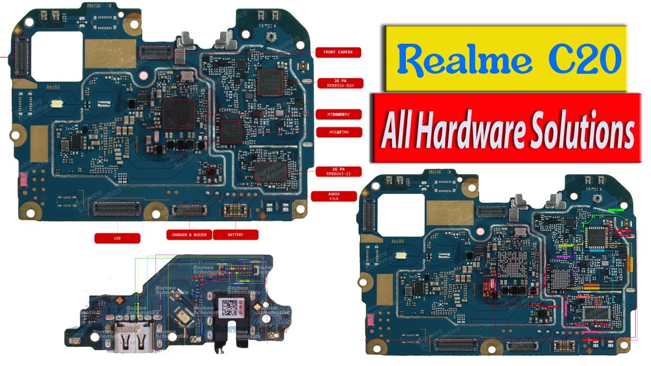 Realme C20 All Hardware Solutions || Realme C20 Display Light, Graphics, Charging, Mic, Jumper Ways