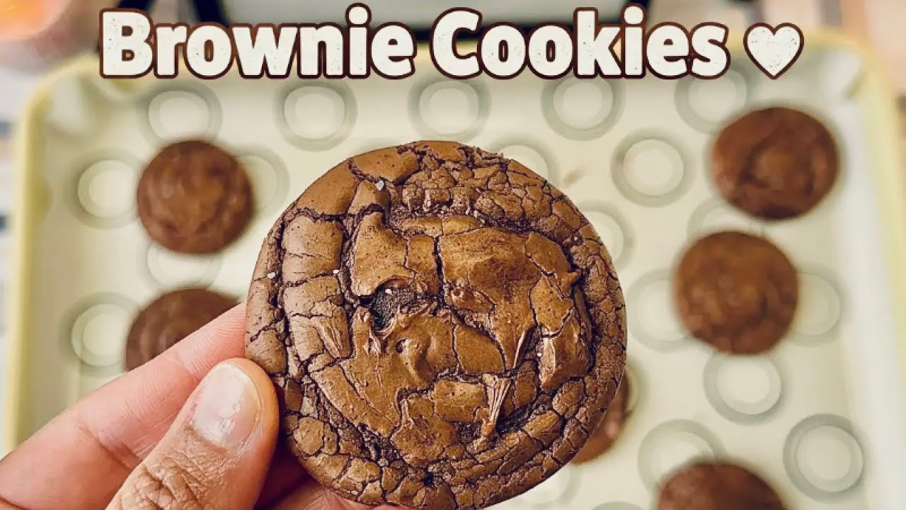 Flourless Chocolate Brownie Cookies | Bake With Me