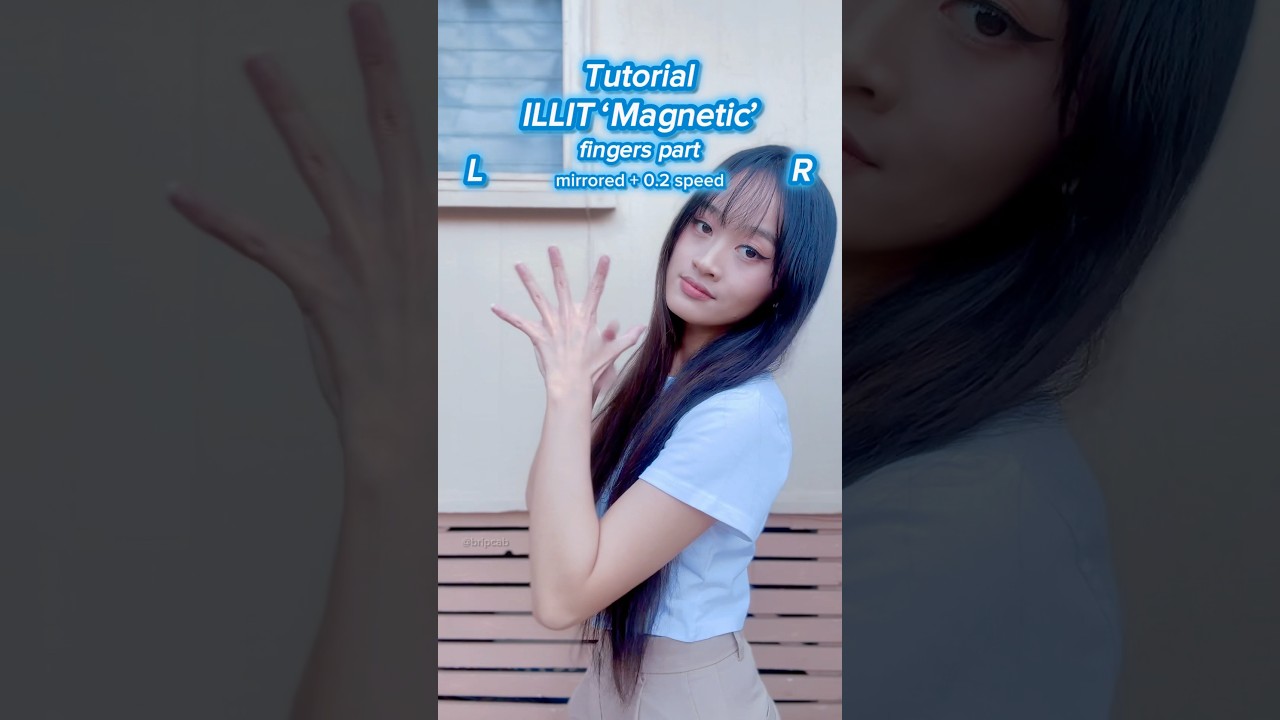[TUTORIAL] ILLIT (아일릿) &lsquo;Magnetic&rsquo; fingers part ♡ #illit #magnetic #shorts