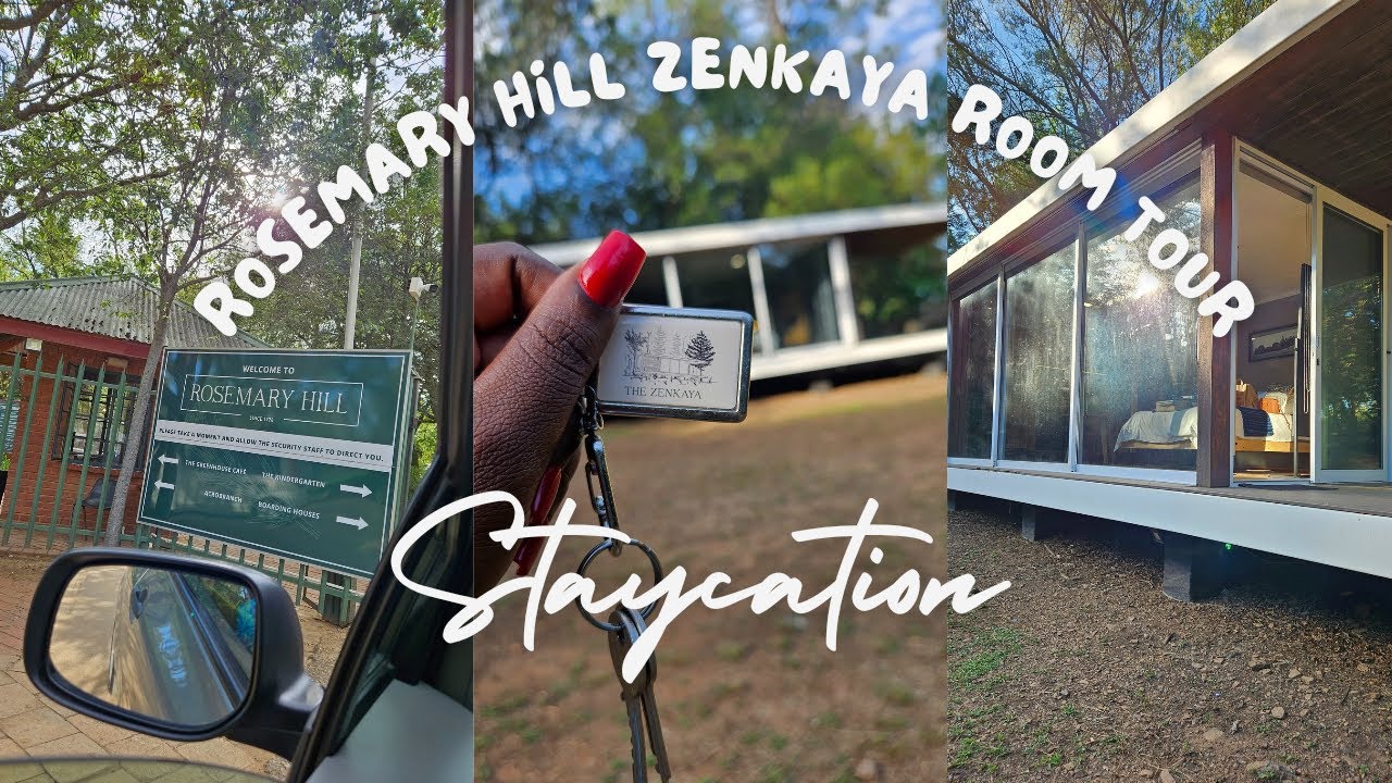 PLACES TO VISIT IN GAUTENG, PRETORIA: ROSEMARY HILL, ZENKAYA ROOM TOUR, STAYCATION