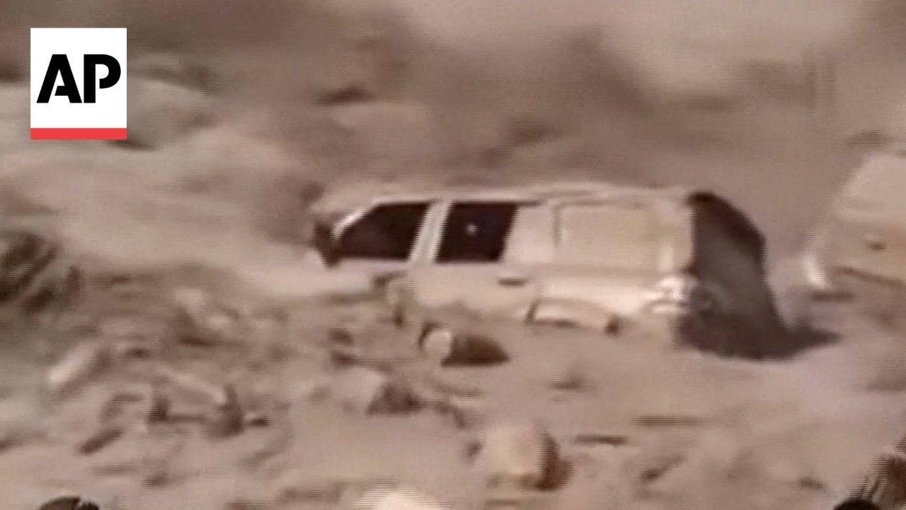 Video shows catastrophic flash flood in Nepal caused by glacier collapse