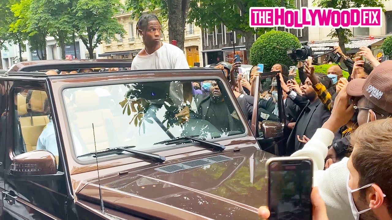 Travis Scott Is Mobbed In The Streets Of Paris After Launching His Dior Hommes Collaboration 6.25.21