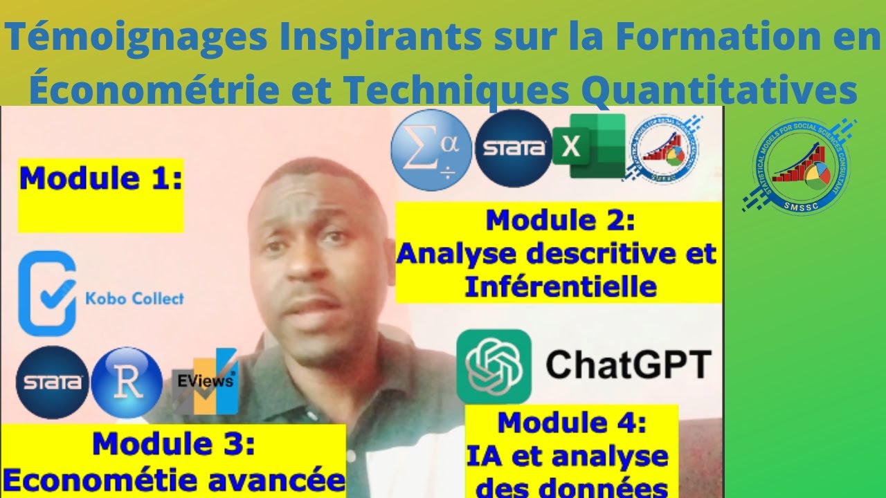 Témoignages Inspirants sur la Formation en Économétrie et Techniques Quantitatives