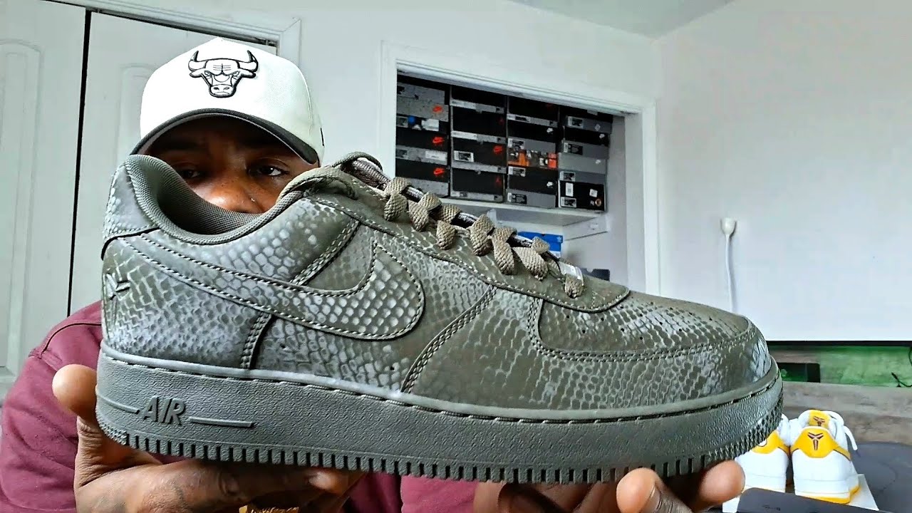 Tap Into That Mamba Mentality! Kobe Bryant x Air Force 1 Low 'Mamba Forever' Cargo Khaki