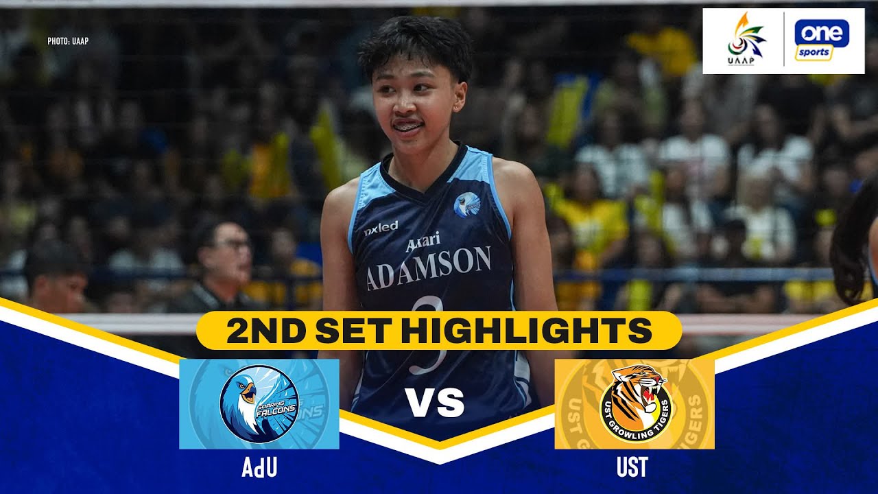 UST vs AdU | SET 2 HIGHLIGHTS | UAAP SEASON 88 WOMEN&rsquo;S VOLLEYBALL ROUND 2 | APR 11, 2026