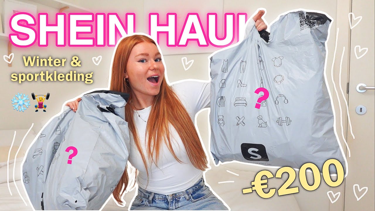 SHEIN TRY ON HAUL 💕 | €200 aan winter & sport outfits ❄️