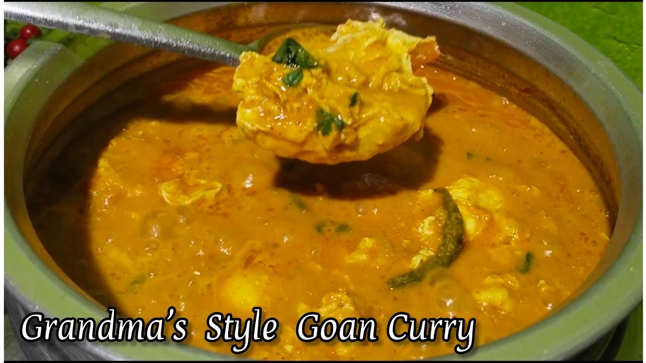 Goan Egg Curry Recipe with Coconut ll Egg Drop Curry ll Egg Curry