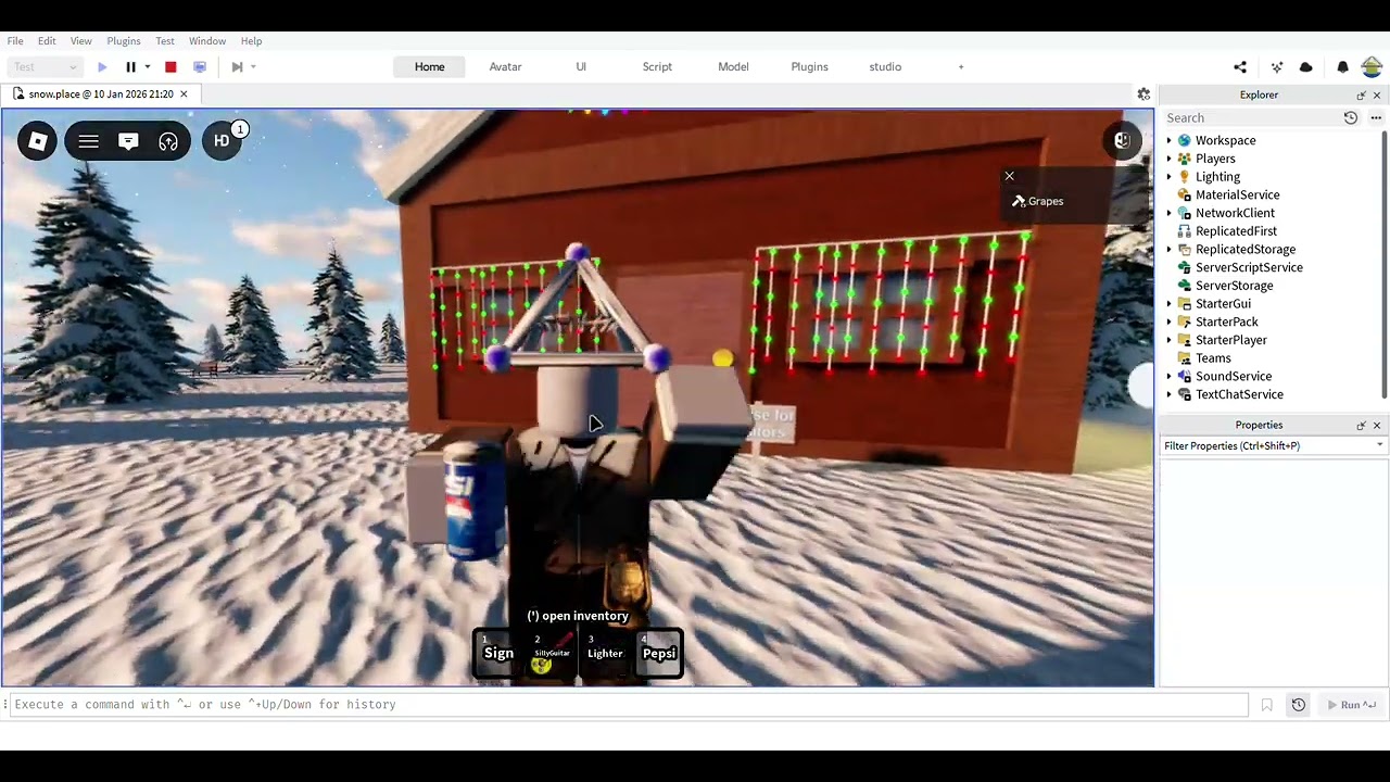Play testing my hangout game ￼