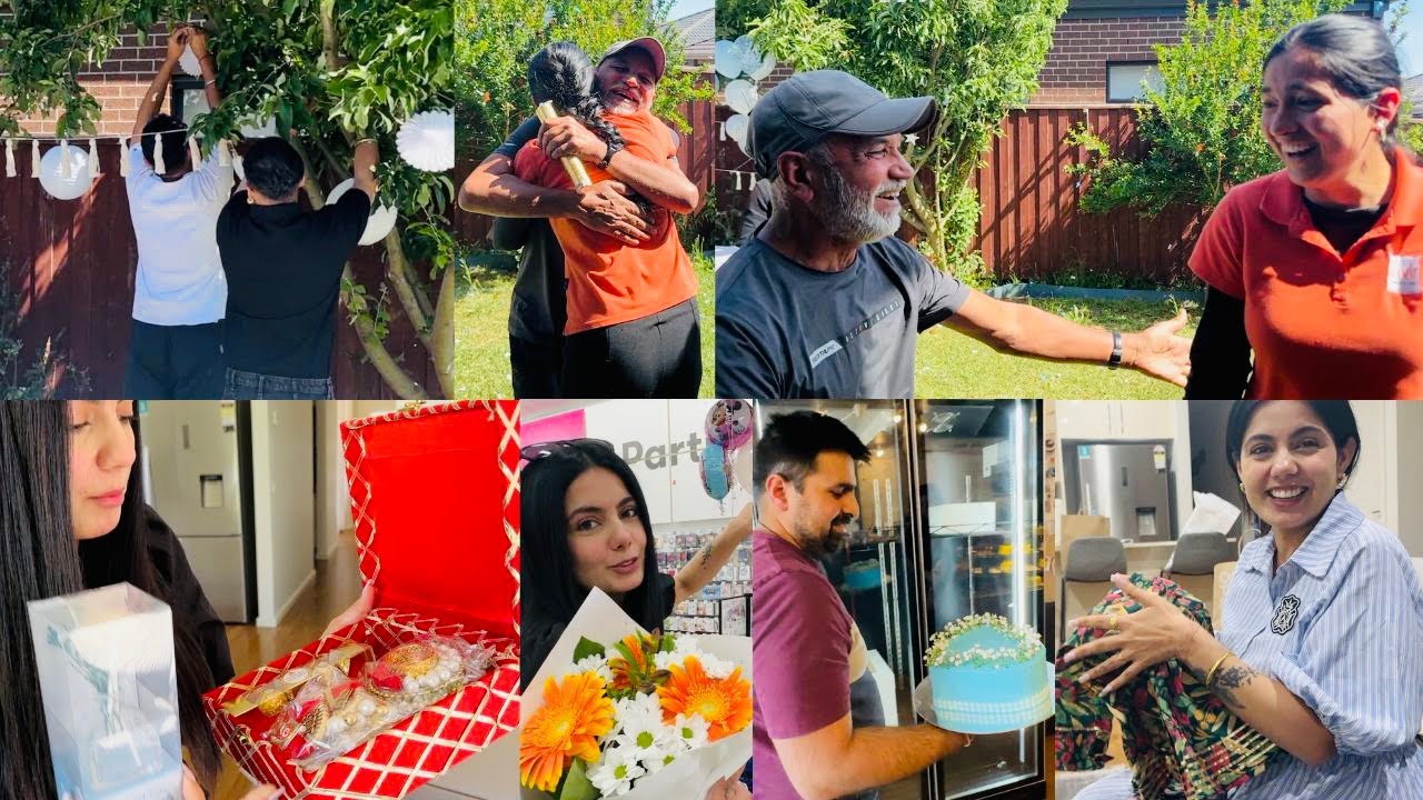 SAMTA GOT BIGGEST SURPRISE ON HER BIRTHDAY | DAD ARRIVED IN AUSTRALIA | DIWALI |  INDER & KIRAT