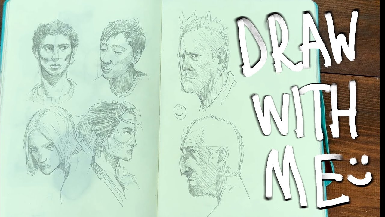 Draw with me :) (face studies)