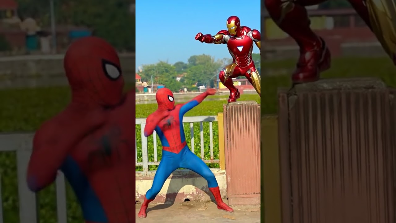 Avengers Doomsday iron man vs spider man fight scene 