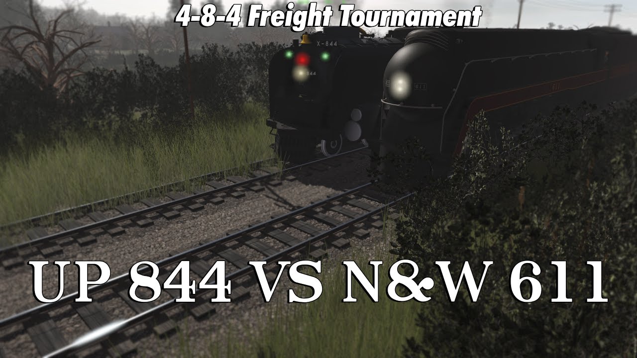 N&W 611 vs UP 844 (Freight Haulage)