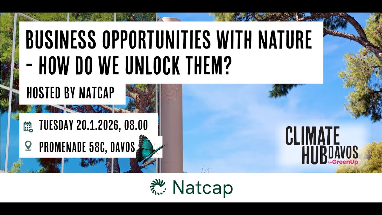 Business Opportunities With Nature – How Do We Unlock Them? CHD2026