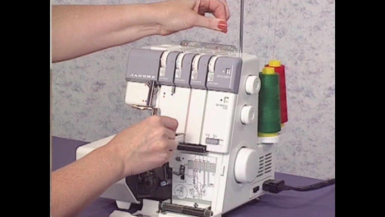 Janome 634D / 6234XL Overlocker Video