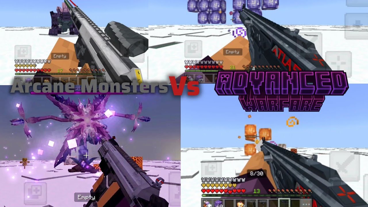 Advanced Warfare guns VS Arcana Monsters addon
