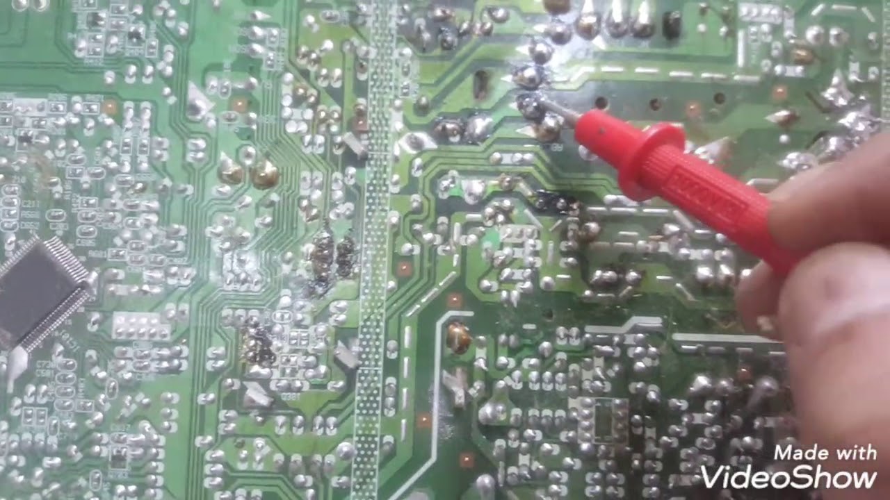 TV CCE HPS-2007s  não liga led piscando