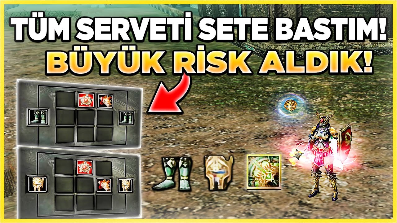 TÜM SERVETİ SETE BASTIM! 💰🔥 | BU RİSKİN SONU NE OLACAK? 🛡️ | Knight Online Zero #28
