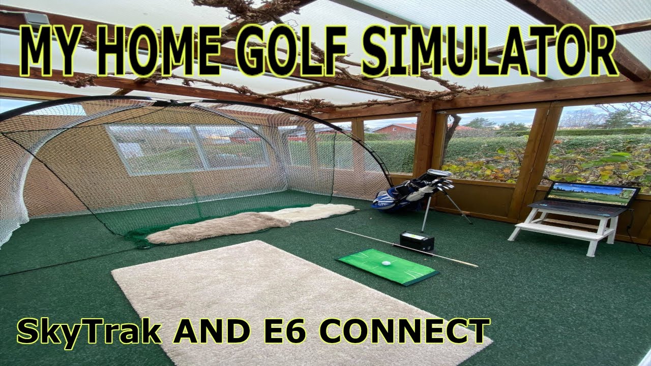 My home golf simulator setup