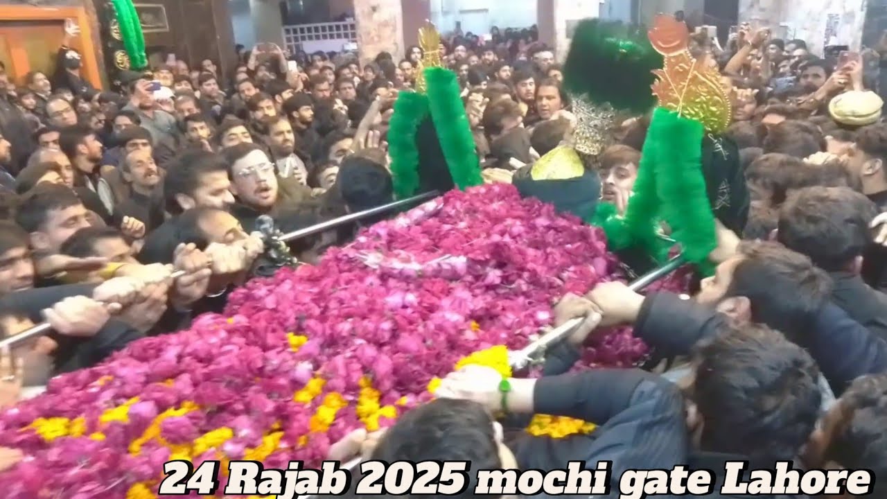 Baramdagi taboot imma Musa kazim mochi gate Lahore|24 Rajab 2025 shahadat imma Musa a s