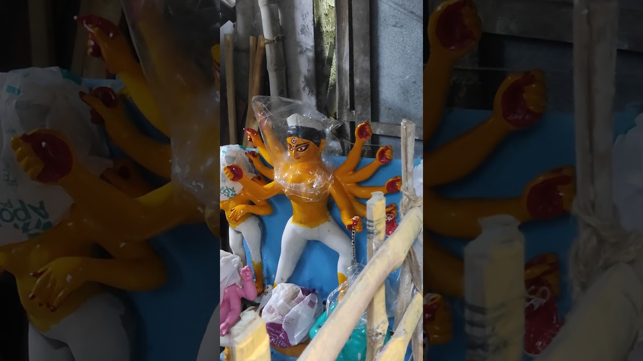 Kolkata kumartuli maa durga murti  #shorts #trending #art #kolkata
