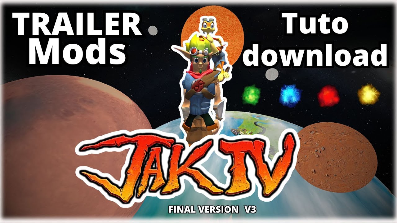 JAK 4 MODS v3 TRAILER + Download ! JAK AND DAXTER ! #mod #jakanddaxter #opengoal #mods #Jak4