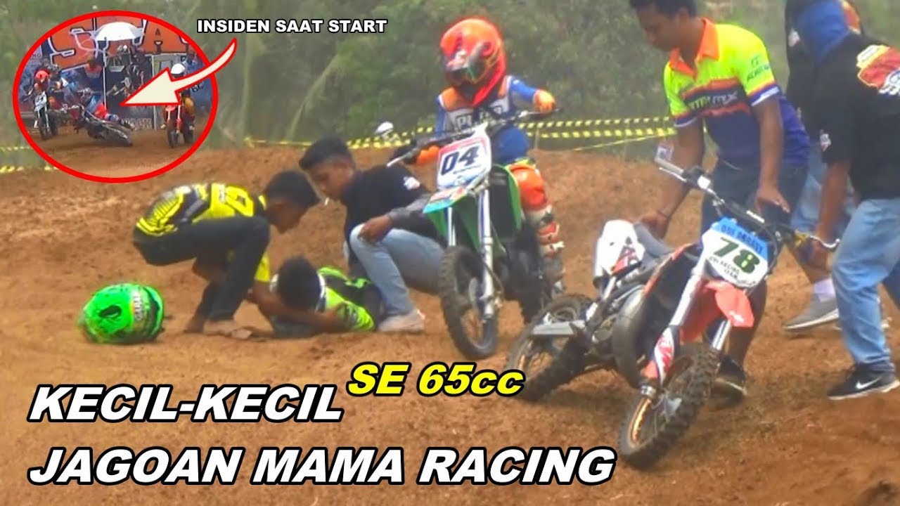 BANYAK TERJADI INSIDEN !! Saat Jagoan - Jagoan Kecil SE 65cc Grasstrack Banjarnegara 2019