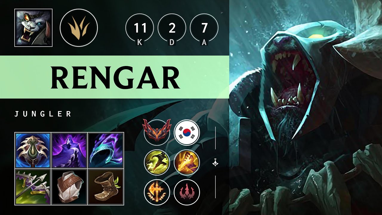 Rengar Jungle vs Viego - KR Grandmaster Patch 25.17