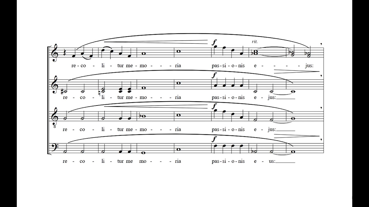 O Sacrum Convivium (from 