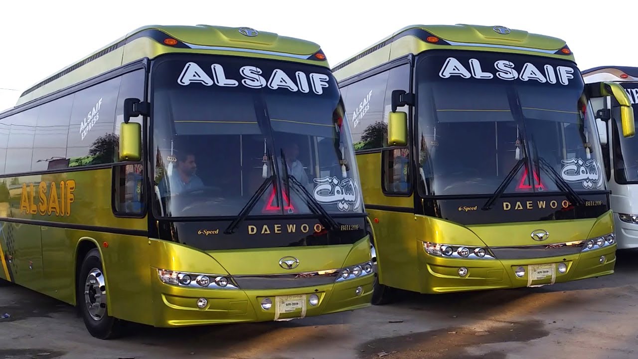 Bh120 Daewoo Bus Review || Luxury Coach || Al Saif Daewoo Bus || Coach Bus || 한국 대우 버스