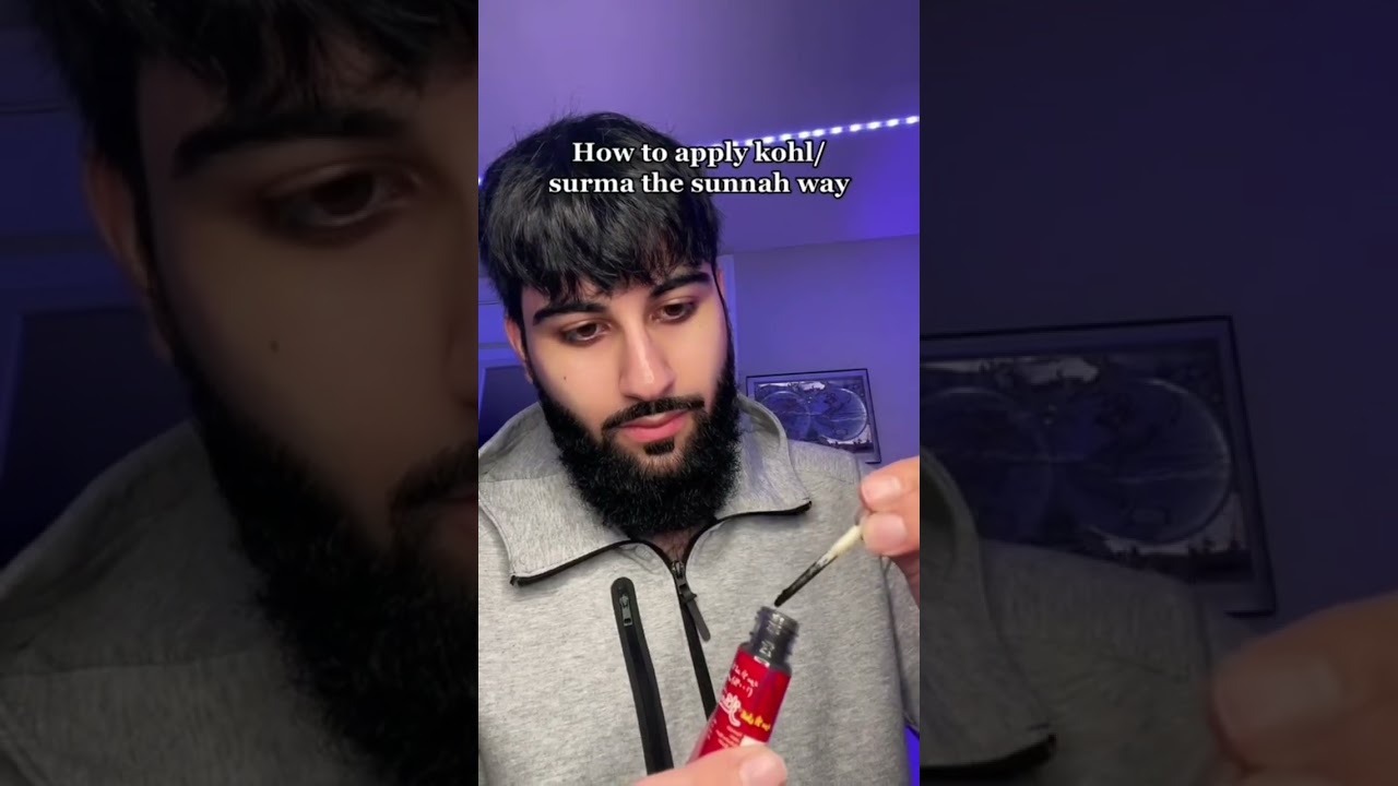 Kohl is sunnah for Muslim men 