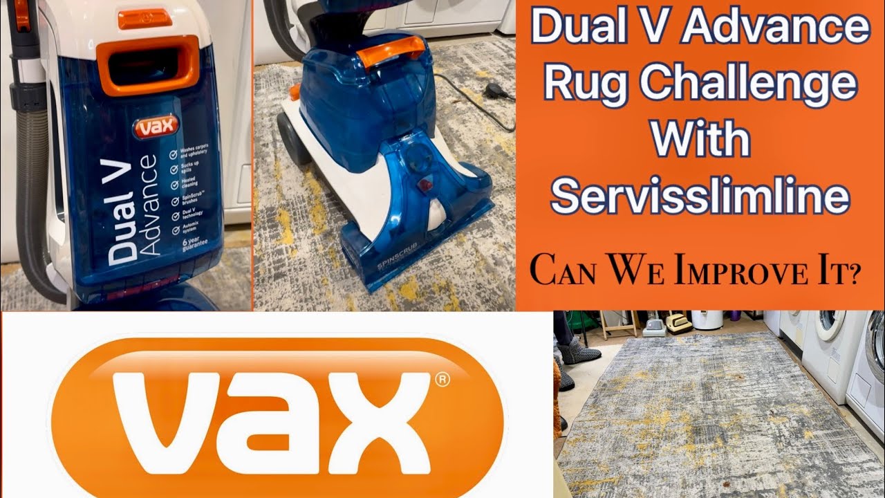 VAX Dual V Advance Rug Challenge With @servisslimline , can we improve it?