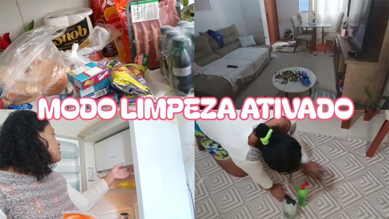 VAMOS LÁ ! MODO LIMPEZA ATIVADO, ORGANIZAR E ARRUMAR+MERCADO 