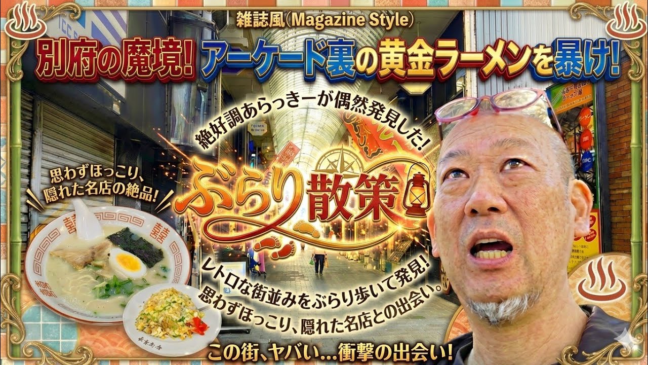 【大分県・別府市】湯けむりの街のディープな迷宮へようこそ！別府レトロ路地裏＆アーケードぶらり散策で大冒険？