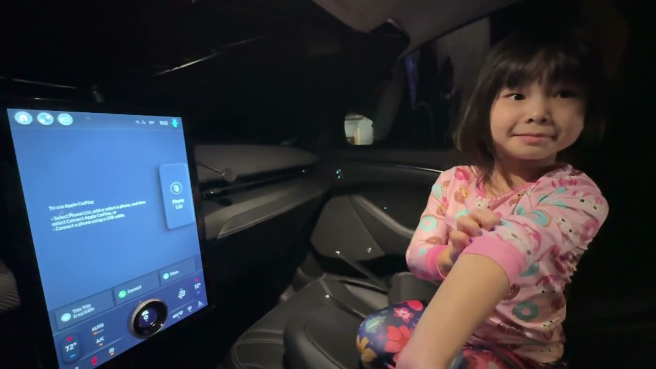 Camping in EV Car - Mustang Mach-E