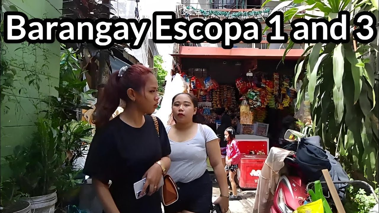 Barangay Escopa 1 and 3 Walking Tour Quezon City | Philippines