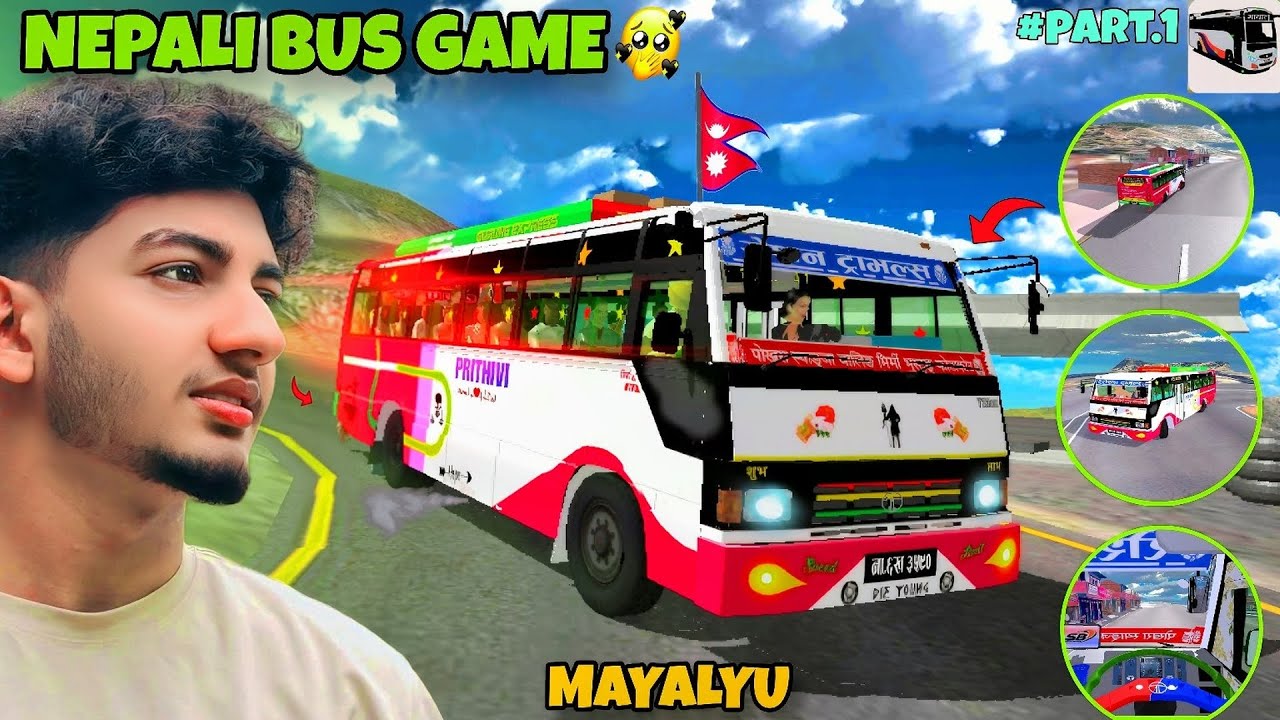 |New Nepali Bus 🎮|Mayalyu Nepali Bus Game|Bus Simulator Nepal