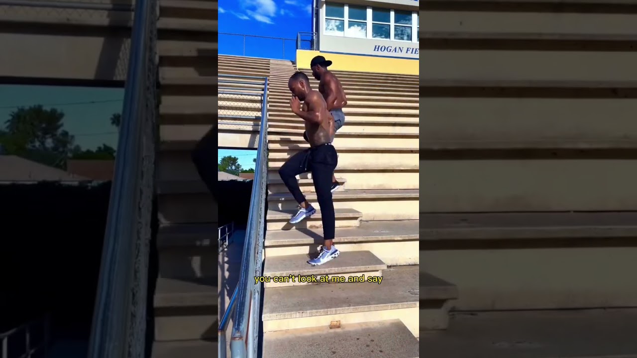 BLEACHER WORKOUT 💪🏾🥷🏾 #shorts #fitness #gym #workout #bleachers #outsideworkout #comment