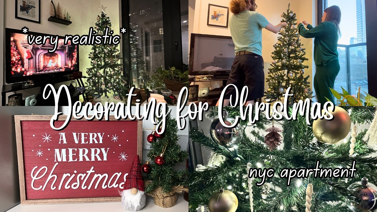 Decorating My NYC Apartment for Christmas | first holiday season in my new home *realistic*