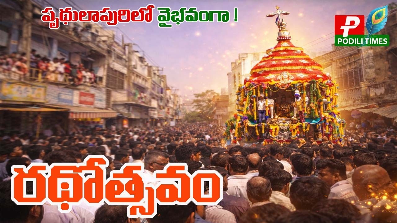 వైభవంగా పృథులాపురి శ్రీ పార్వతీ సమేత |నిర్మమహేశ్వర స్వామి రథోత్సవం| PODILI RATHOTSAVAM | PODILITIMES