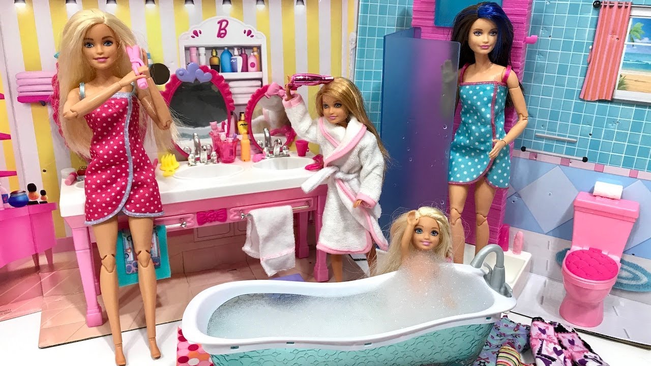 Barbie Chelsea Stacie Skipper School Morning Routine!!
